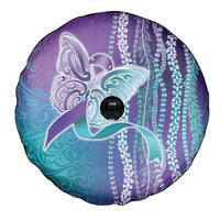 Suicide Prevention Awareness Spare Tire Cover Maile Pikake Lokelani Crown Flower Lei Inspired