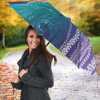 Suicide Prevention Awareness Umbrella Maile Pikake Lokelani Crown Flower Lei Inspired LT9 - Polynesian Pride