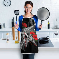 Hawaiian Honu Personalized Apron Black Tribal Hook Pattern LT9 - Polynesian Pride
