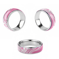 Pink Hawaiian Quilt Pattern Classic Ring Mixed Polynesian Tribal Arty LT9 - Polynesian Pride