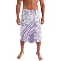 Purple Hawaiian Quilt Pattern Lavalava Mixed Polynesian Tribal Arty