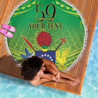 Cook Islands Constitution Day Beach Blanket Kuki Airani Since 1965 LT9 - Polynesian Pride