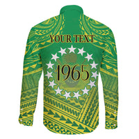 Cook Islands Constitution Day Family Matching Off The Shoulder Long Sleeve Dress and Hawaiian Shirt Kuki Airani Since 1965 LT9 - Polynesian Pride