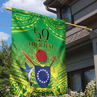 Cook Islands Constitution Day Garden Flag Kuki Airani Since 1965 LT9 - Polynesian Pride