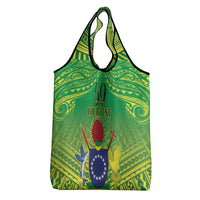 Cook Islands Constitution Day Grocery Bag Kuki Airani Since 1965 LT9 - Polynesian Pride