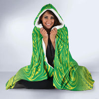 Cook Islands Constitution Day Hooded Blanket Kuki Airani Since 1965 LT9 - Polynesian Pride