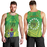 Cook Islands Constitution Day Men Tank Top Kuki Airani Since 1965 LT9 - Polynesian Pride
