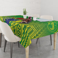 Cook Islands Constitution Day Tablecloth Kuki Airani Since 1965 LT9 - Polynesian Pride