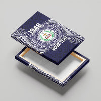Personalised Tonga Sia'atoutai Theological College Canvas Wall Art Since 1948 Special Kupesi Pattern LT9 - Polynesian Pride