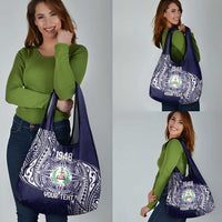Personalised Tonga Sia'atoutai Theological College Grocery Bag Since 1948 Special Kupesi Pattern LT9 - Polynesian Pride