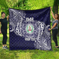 Personalised Tonga Sia'atoutai Theological College Quilt Since 1948 Special Kupesi Pattern LT9 - Polynesian Pride