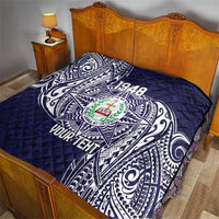 Personalised Tonga Sia'atoutai Theological College Quilt Since 1948 Special Kupesi Pattern LT9 - Polynesian Pride