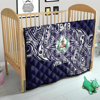 Personalised Tonga Sia'atoutai Theological College Quilt Since 1948 Special Kupesi Pattern LT9 - Polynesian Pride