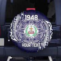 Personalised Tonga Sia'atoutai Theological College Spare Tire Cover Since 1948 Special Kupesi Pattern LT9 - Polynesian Pride