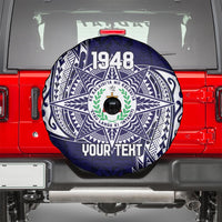 Personalised Tonga Sia'atoutai Theological College Spare Tire Cover Since 1948 Special Kupesi Pattern LT9 - Polynesian Pride
