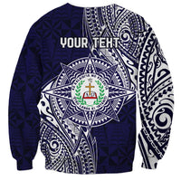 Personalised Tonga Sia'atoutai Theological College Sweatshirt Since 1948 Special Kupesi Pattern LT9 - Polynesian Pride