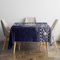 Personalised Tonga Sia'atoutai Theological College Tablecloth Since 1948 Special Kupesi Pattern LT9 - Polynesian Pride