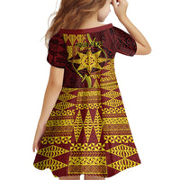 Personalised Tonga Haapai High School Family Matching Puletasi and Hawaiian Shirt Special Kupesi Pattern LT9 - Polynesian Pride