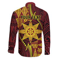 Personalised Tonga Haapai High School Family Matching Puletasi and Hawaiian Shirt Special Kupesi Pattern LT9 - Polynesian Pride