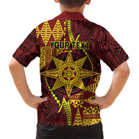 Personalised Tonga Haapai High School Hawaiian Shirt Special Kupesi Pattern LT9 - Polynesian Pride