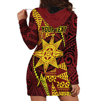 Personalised Tonga Haapai High School Hoodie Dress Special Kupesi Pattern LT9 - Polynesian Pride