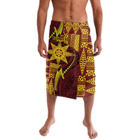 Personalised Tonga Haapai High School Lavalava Special Kupesi Pattern LT9 Gold - Polynesian Pride