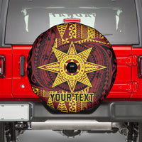 Personalised Tonga Haapai High School Spare Tire Cover Special Kupesi Pattern LT9 - Polynesian Pride