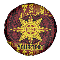 Personalised Tonga Haapai High School Spare Tire Cover Special Kupesi Pattern LT9 - Polynesian Pride