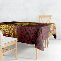 Personalised Tonga Haapai High School Tablecloth Special Kupesi Pattern LT9 - Polynesian Pride