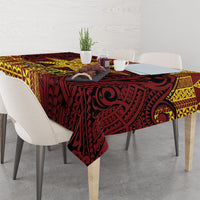 Personalised Tonga Haapai High School Tablecloth Special Kupesi Pattern LT9 - Polynesian Pride