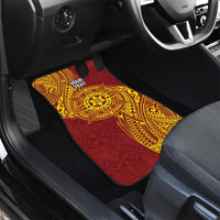 Personalised Tonga Niuatoputapu High School Car Mats Special Kupesi Pattern LT9 - Polynesian Pride
