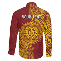 Personalised Tonga Niuatoputapu High School Family Matching Tank Maxi Dress and Hawaiian Shirt Special Kupesi Pattern LT9 - Polynesian Pride