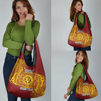 Personalised Tonga Niuatoputapu High School Grocery Bag Special Kupesi Pattern LT9 - Polynesian Pride