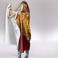 Personalised Tonga Niuatoputapu High School Hooded Blanket Special Kupesi Pattern LT9 - Polynesian Pride