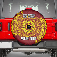 Personalised Tonga Niuatoputapu High School Spare Tire Cover Special Kupesi Pattern LT9 - Polynesian Pride