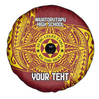 Personalised Tonga Niuatoputapu High School Spare Tire Cover Special Kupesi Pattern LT9 - Polynesian Pride