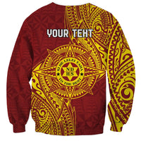 Personalised Tonga Niuatoputapu High School Sweatshirt Special Kupesi Pattern LT9 - Polynesian Pride