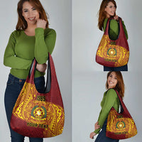 Personalised Tonga Vava'u High School Grocery Bag Since 1985 Special Kupesi Pattern LT9 - Polynesian Pride