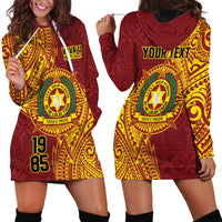 Personalised Tonga Vava'u High School Hoodie Dress Since 1985 Special Kupesi Pattern LT9 - Polynesian Pride