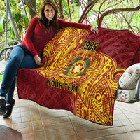 Personalised Tonga Vava'u High School Quilt Since 1985 Special Kupesi Pattern LT9 - Polynesian Pride