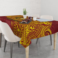 Personalised Tonga Vava'u High School Tablecloth Since 1985 Special Kupesi Pattern LT9 - Polynesian Pride