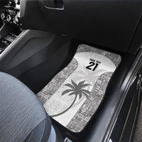 Custom Fiji Rugby Car Mats History Champions World Cup 7s - White