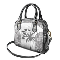Custom Fiji Rugby Shoulder Handbag History Champions World Cup 7s - White