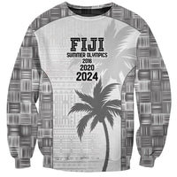 Custom Fiji Rugby Sweatshirt History Champions World Cup 7s - White