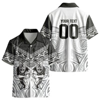 Custom Rugby New Zealand Black Fern Kid Hawaiian Shirt Niho Taniwha Inspired LT9 - Polynesian Pride