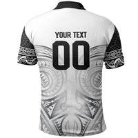 Custom Rugby New Zealand Black Fern Polo Shirt Niho Taniwha Inspired LT9 - Polynesian Pride