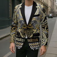 Aotearoa Iwi Ngati Whatua Blazer Maori Wharenui House Tribal Pattern LT9 - Polynesian Pride