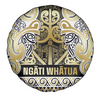 Aotearoa Iwi Ngati Whatua Spare Tire Cover Maori Wharenui House Tribal Pattern LT9 - Polynesian Pride
