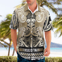 Aotearoa Iwi Waikato Tainui Hawaiian Shirt Maori Wharenui House Tribal Pattern LT9 - Polynesian Pride