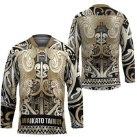 Aotearoa Iwi Waikato Tainui Hockey Jersey Maori Wharenui House Tribal Pattern LT9 - Polynesian Pride